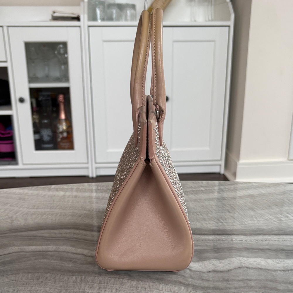 Alaia Nude Studded Tote Bag - Picture 3 of 7